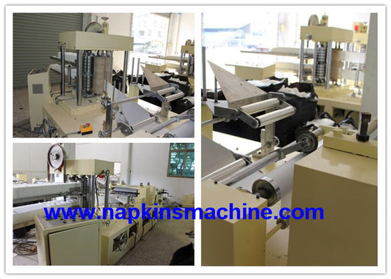 7.5KW 4 салфетка салфетки складчатости 330mm делая машину