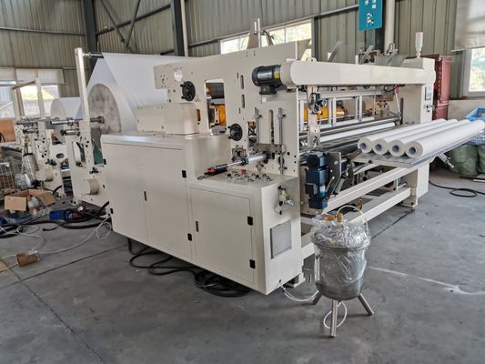 туалетная бумага экрана касания PLC ширины 1400mm преобразовывая машину