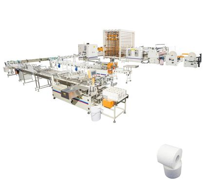 Машина упаковки крена туалета экрана касания PLC