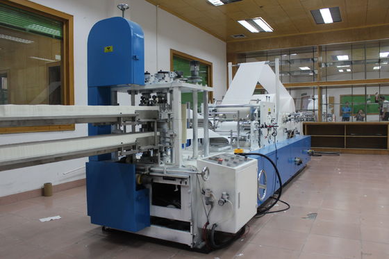 Палуба 2 прокатала машину складчатости салфетки печатания цвета 5.5KW